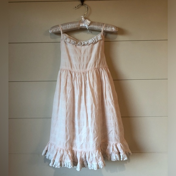 Laura Ashley Other - Laura Ashley Summer Dress Peach Ruffles Girls 6